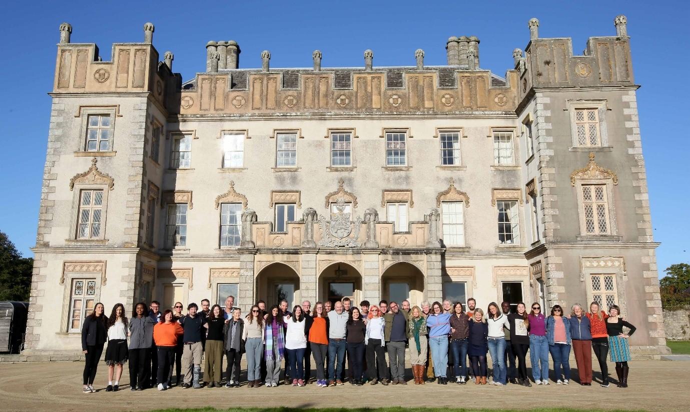 Participants outside Borris House
